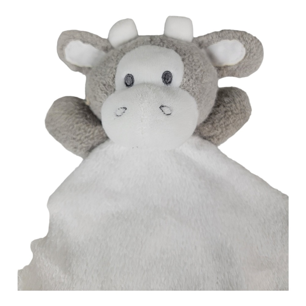 B. Boutique Evergreen Pink Plush Lil Cow Snuggle Buddy Security‎ Blanket Lovey